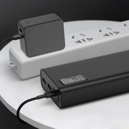 Power Bank LED-näytöllä Virransyöttö 20000 mAh 3.7V musta