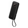 Powerbank 20 000 mAh, 1× USB-A + 2× USB-C, mukana 1 m USB-kaapeli, musta