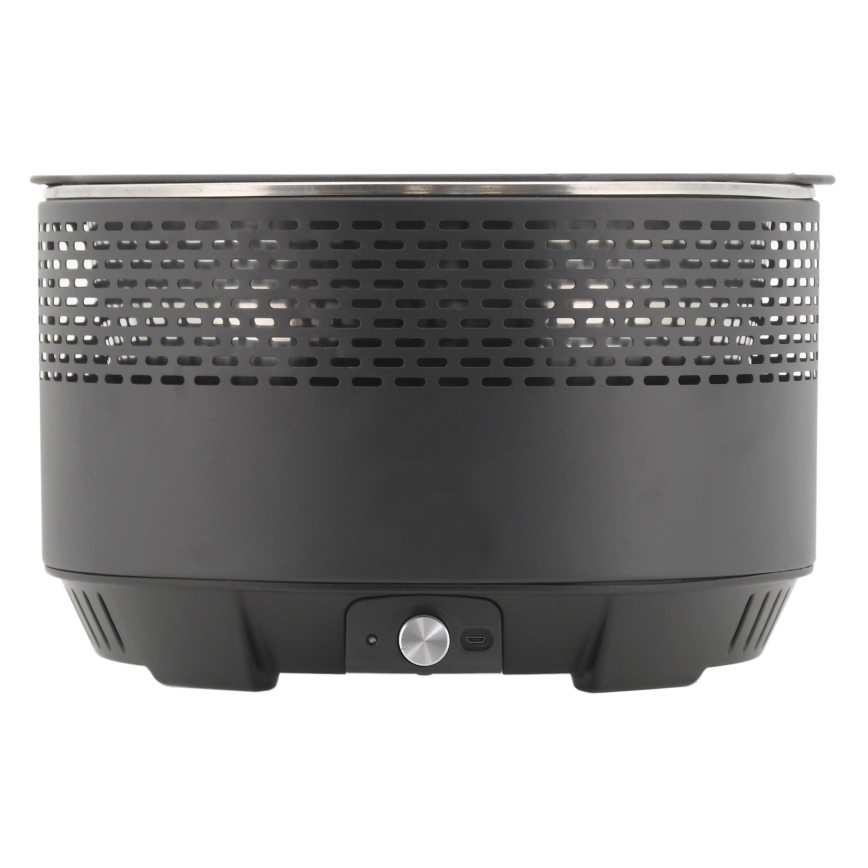 Pöytähiiligrilli 4xAA/USB musta