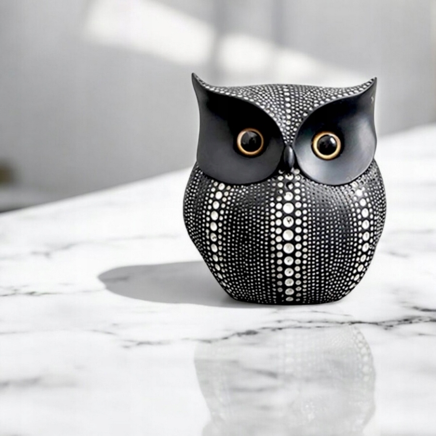 Pöytäkoriste 15 cm musta