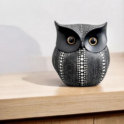 Pöytäkoriste 15 cm musta