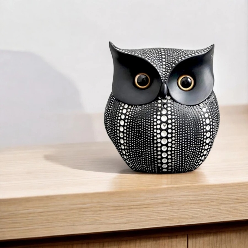 Pöytäkoriste 15 cm musta