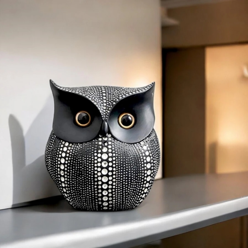 Pöytäkoriste 15 cm musta