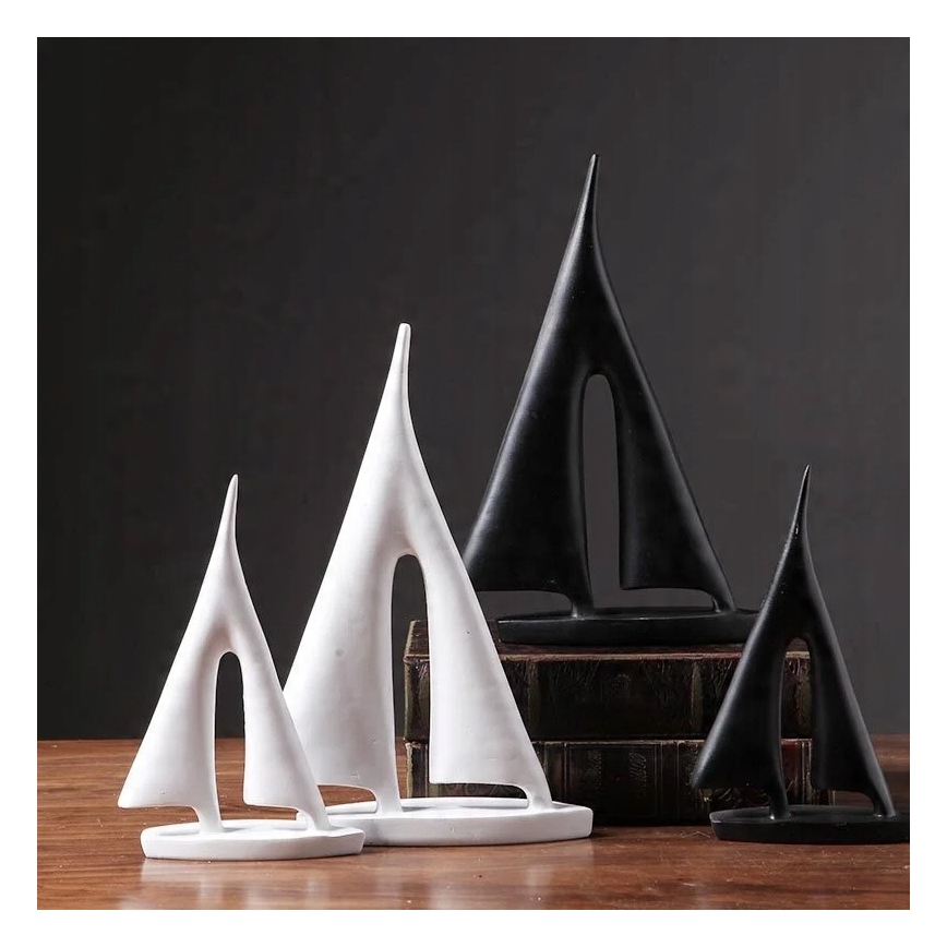 Pöytäkoriste 28 cm hartsi/musta