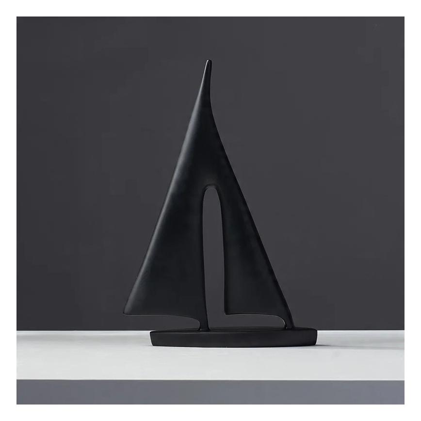 Pöytäkoriste 28 cm hartsi/musta