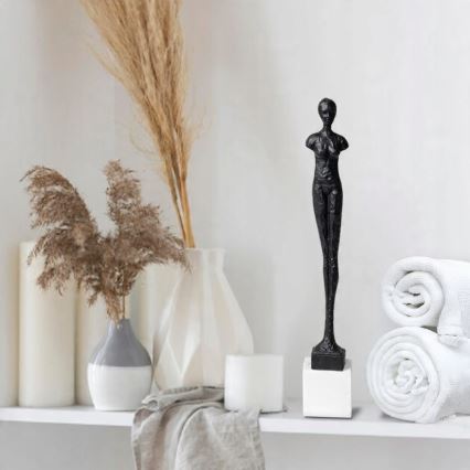 Pöytäkoriste 43 cm hartsi/musta