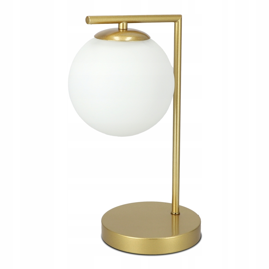 Pöytälamppu 1xE27/40W/230V kultainen/valkoinen