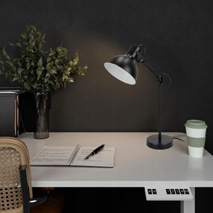 Pöytälamppu 1xE27/40W/230V musta