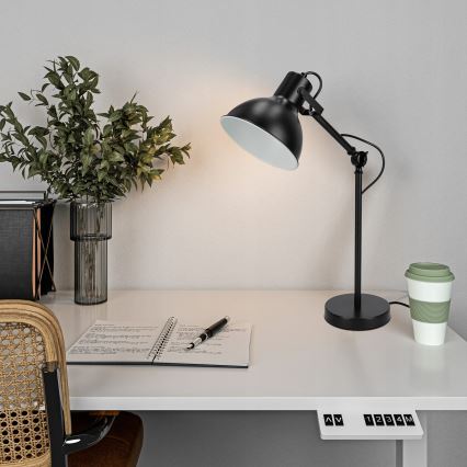 Pöytälamppu 1xE27/40W/230V musta