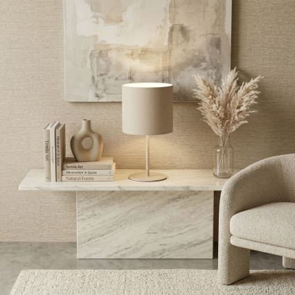 Pöytälamppu ARDEN 1xE27/15W/230V beige