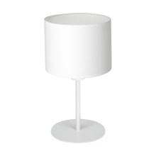 Pöytälamppu ARDEN 1xE27/60W/230V d. 18 cm valkoinen