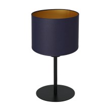 Pöytälamppu ARDEN 1xE27/60W/230V d. 18 cm violette/kulta
