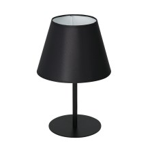 Pöytälamppu ARDEN 1xE27/60W/230V d. 20 cm musta/valkoinen
