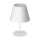 Pöytälamppu ARDEN 1xE27/60W/230V d. 20 cm valkoinen