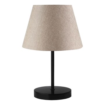 Pöytälamppu AYD 1xE27/40W/230V beige/musta