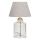 Pöytälamppu AYD 1xE27/40W/230V harmaa/kirkas