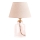 Pöytälamppu AYD 1xE27/40W/230V kerma/läpinäkyvä