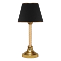 Pöytälamppu AYD 1xE27/40W/230V musta/kultainen
