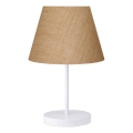 Pöytälamppu AYD 1xE27/40W/230V ruskea/valkoinen