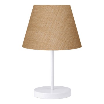 Pöytälamppu AYD 1xE27/40W/230V ruskea/valkoinen