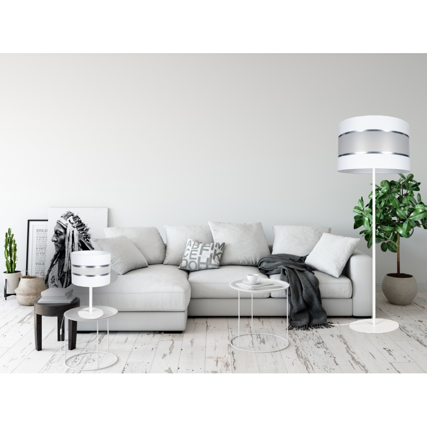 Pöytälamppu CORAL 1xE27/60W/230V valkoinen