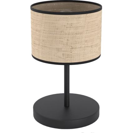 Pöytälamppu ECO 1xE27/15W/230V beige/rottinki