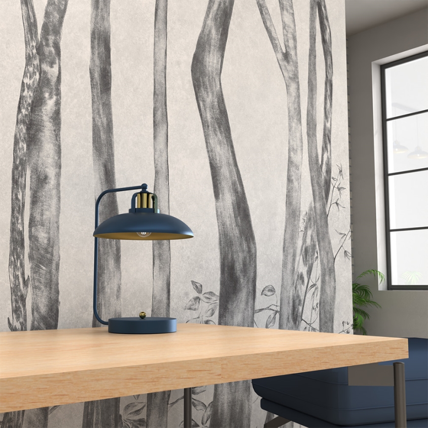 Pöytälamppu FELIX 1xE27/60W/230V sininen