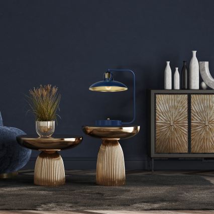 Pöytälamppu FELIX 1xE27/60W/230V sininen