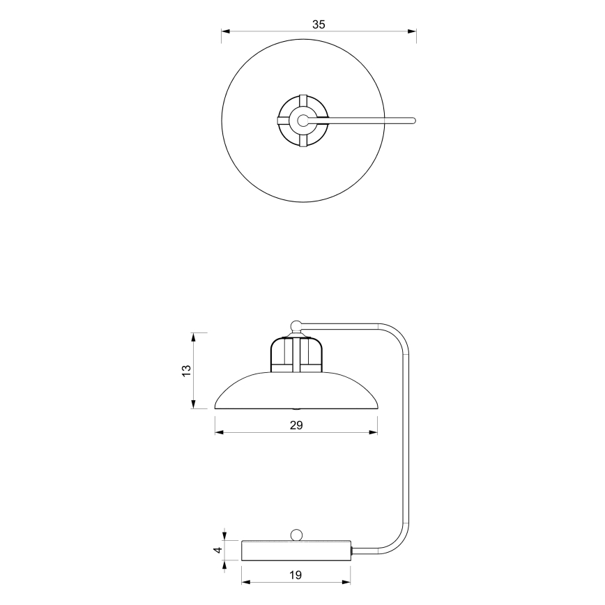 Pöytälamppu FELIX 1xE27/60W/230V sininen