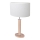 Pöytälamppu MERCEDES 1xE27/40W/230V 60 cm valkoinen/tammi