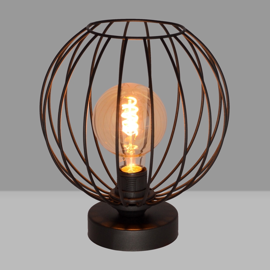 Pöytälamppu MERCURE 1xE27/15W/230V musta