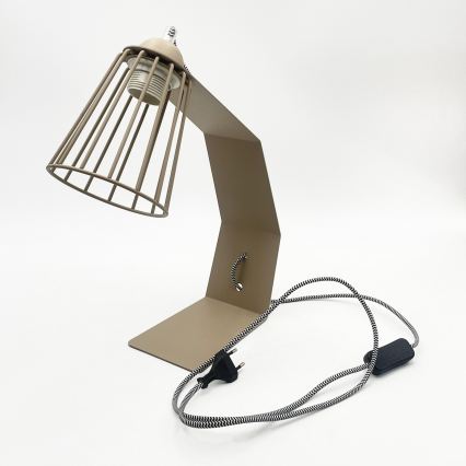Pöytälamppu NANDO 1xE27/15W/230V, beige