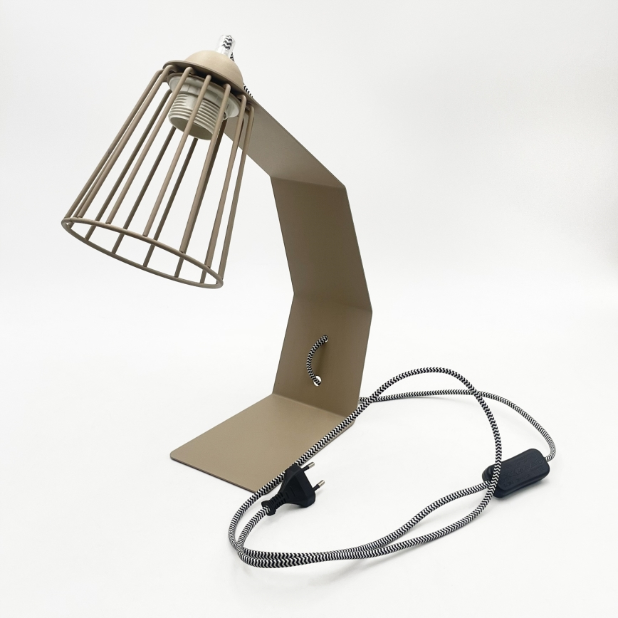 Pöytälamppu NANDO 1xE27/15W/230V, beige