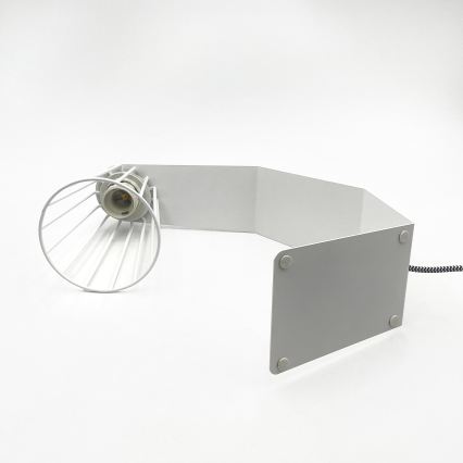 Pöytälamppu NANDO 1xE27/15W/230V valkoinen