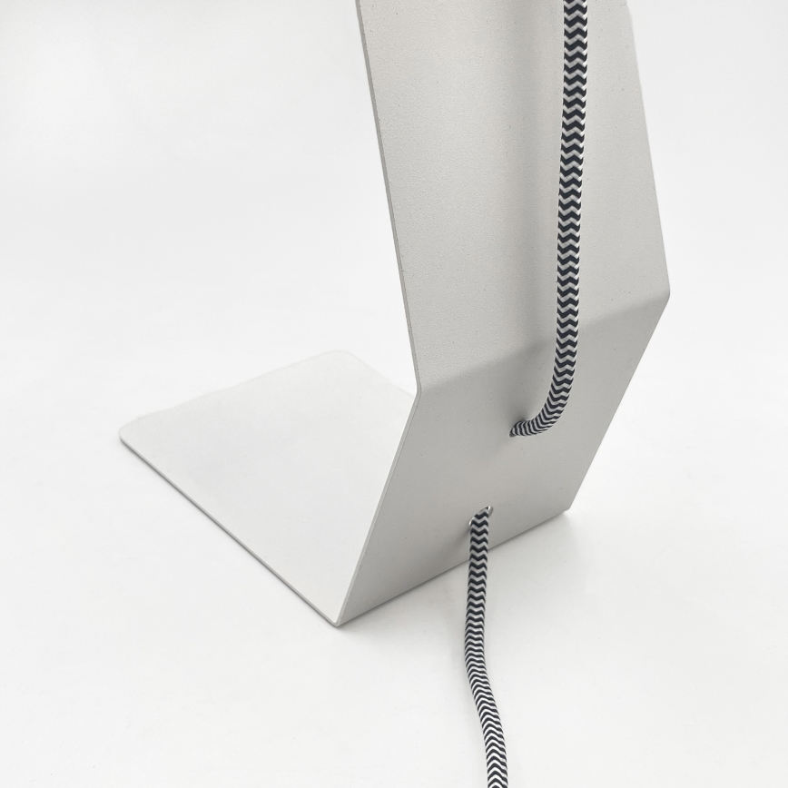 Pöytälamppu NANDO 1xE27/15W/230V valkoinen