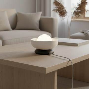 Pöytälamppu OZZY 1xG9/8W/230V valkoinen