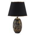 Pöytälamppu RAMZES 1xE27/40W/230V musta/kulta