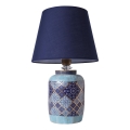 Pöytälamppu RAMZES 1xE27/40W/230V sininen
