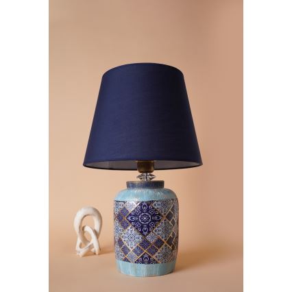 Pöytälamppu RAMZES 1xE27/40W/230V sininen