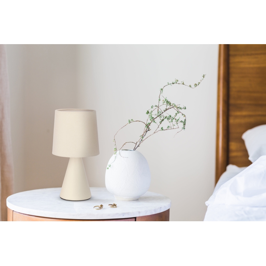 Pöytälamppu SATTI 1xE14/40W/230V kermanvärinen