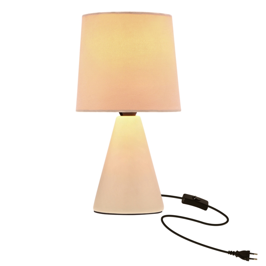 Pöytälamppu SATTI 1xE14/40W/230V kermanvärinen