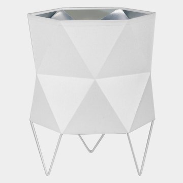 Pöytälamppu SIRO 1xE27/15W/230V valkoinen/hopea