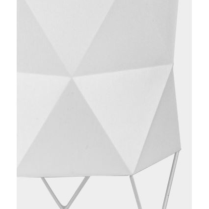 Pöytälamppu SIRO 1xE27/15W/230V valkoinen/hopea