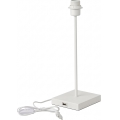 Pöytälamppu USB-portilla 1xE27/15W/230V valkoinen
