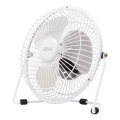Pöytätuuletin 1,75 W/5 V USB, halkaisija 18 cm, valkoinen