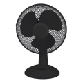 Pöytätuuletin 38 W / 230 V, halkaisija 25 cm, musta