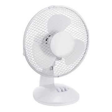 Pöytätuuletin 38 W/230 V, halkaisija 25 cm, valkoinen