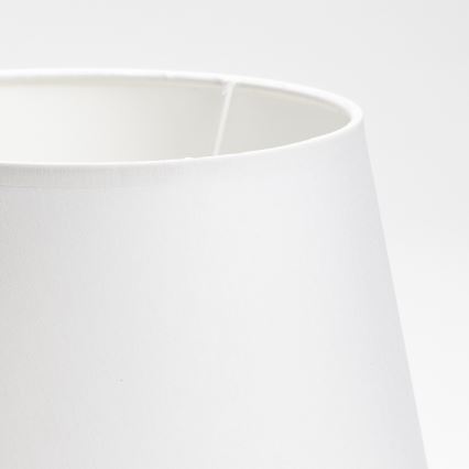 Pöytävalaisimen vaihtolasi LORENZO E27 20x26 cm valkoinen