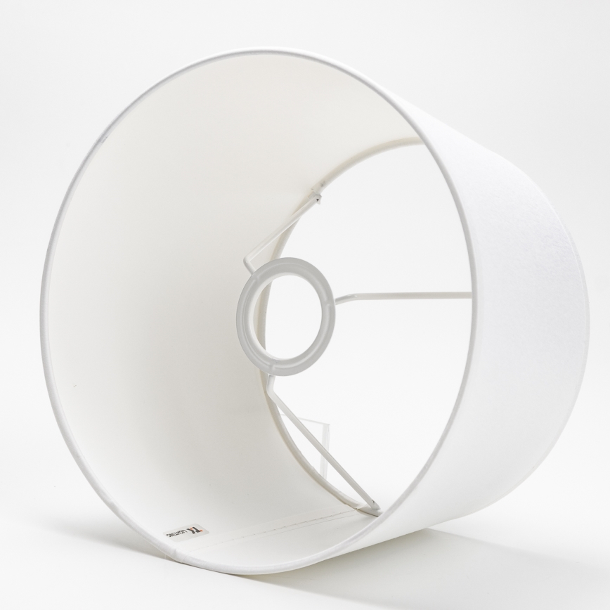 Pöytävalaisimen vaihtolasi LORENZO E27 20x26 cm valkoinen