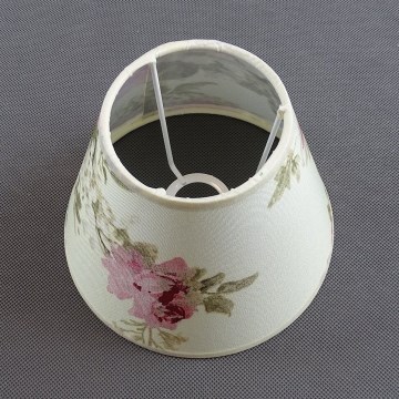 Pöytävalaisimen vaihtolasi ROSA 13x17,5 cm kerma/vaaleanpunainen